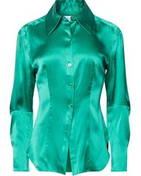 Equipment - Bailey Silk Satin Button-Up Shirt - Lyst