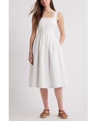 Caslon - Woven Midi Sundress - Lyst