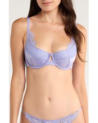 Hunkemöller - Charlie Lace & Mesh Underwire Bra - Lyst