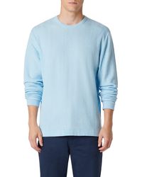 Bugatchi - Cotton & Silk Crewneck Sweater - Lyst