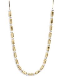 Nordstrom - Two-Tone Beaded Tube Collar Necklace - Lyst