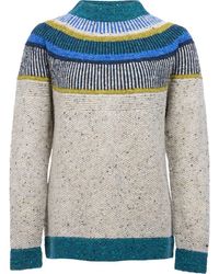 Celtic & Co. - Statement Donegal Wool Sweater - Lyst