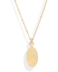 SET & STONES - Zodiac Horoscope Pendant Necklace - Lyst