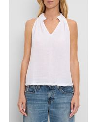 Michael Stars - Viola Split Neck Tank - Lyst