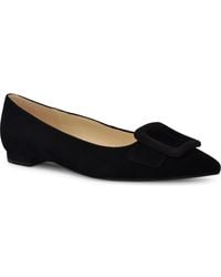 Nine West - Jesike Embellished Suede Ballet Flats - Lyst