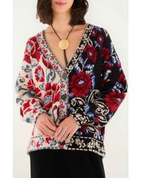 FARM Rio - Mixed Valentina Floral Cardigan - Lyst