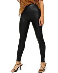 topshop percy faux leather skinny pants