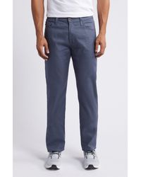AG Jeans - Everett Slim Straight Leg Stretch Cotton & Linen Pants - Lyst