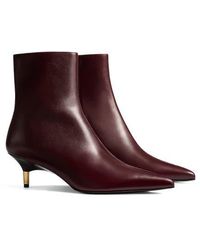 KHAITE - Bella Kitten Heel Ankle Boot - Lyst