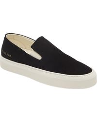Common Projects - Suede Slip-On Sneaker - Lyst