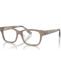 Brunello Cucinelli - 53Mm Rectangle Optical Glasses - Lyst