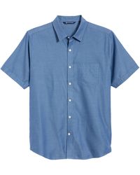 Cutter & Buck - Windward Short Sleeve Twill Button-up Shirt - Lyst