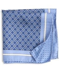 Jack Victor - Equestrian Silk Pocket Square - Lyst