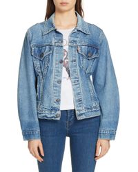 redone cropped denim jacket