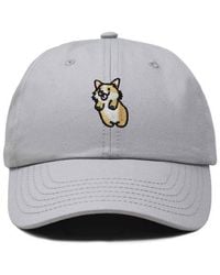 Alix - Leaping Corgi Embroidered Cap - Lyst
