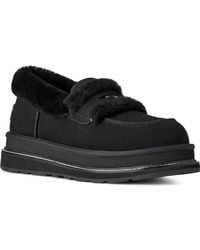 UGG - X Sacai Gender Inclusive Genuine Shearling Trim Penny Loafer - Lyst