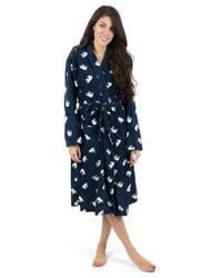 Leveret - Fleece Robe - Lyst