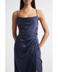 St. John - Monroe Liquid Satin Camisole Top - Lyst