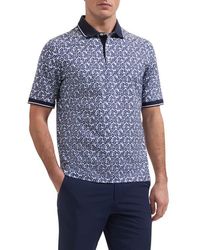 Bugatchi - Vance Ooohcotton Tropical Floral Polo - Lyst
