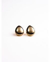 Their Studios - Hannah Teardrop Studs - Lyst