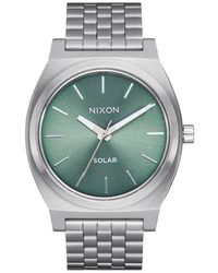 Nixon - Time Teller Solar Bracelet Watch, 40Mm - Lyst
