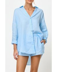 LSPACE - Rio Linen Cover-Up Tunic - Lyst