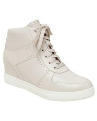 Linea Paolo - Andres Mixed Media High Top Sneaker - Lyst