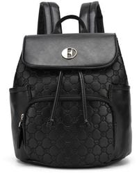 Elle - Compass 10L Vegan Leather Monogram Mini Backpack - Lyst