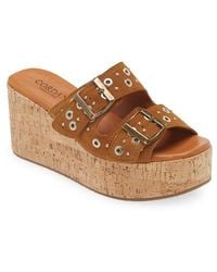 Cordani - Jayne Platform Wedge Slide Sandal - Lyst