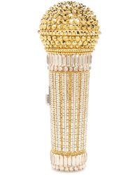 Judith Leiber - Microphone Diva Crystal Minaudiére - Lyst