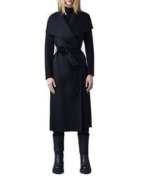Mackage - Mai-Cn Double-Face Wool Wrap Coat - Lyst
