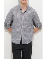 Alex Mill - Mill Stripe Chambray Button-Down Shirt - Lyst