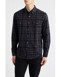 James Campbell - Ysabel Trim Fit Plaid Cotton Button-Up Shirt - Lyst