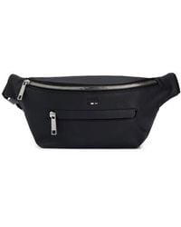 HUGO - Ray Faux Leather Belt Bag - Lyst