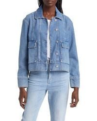 Rails - Bianca Embellished Button Denim Jacket - Lyst