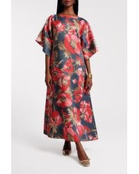Frances Valentine - Spinnaker 100% Cotton Maxi Print Dress - Lyst