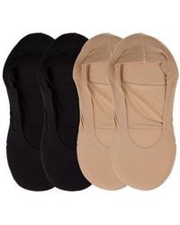Memoi - Assorted 4-Pack Cushioned Liner Socks - Lyst