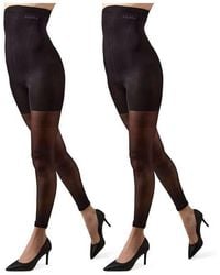 Memoi - 2-Pack High Waist Super Footless Shaper Tights - Lyst