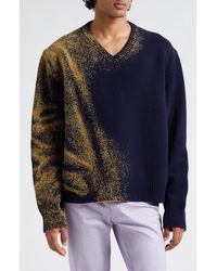 Maison Margiela - Sandstorm V-neck Wool Sweater - Lyst