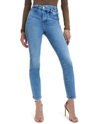 GOOD AMERICAN - Good Classic Crossover High Waist Jeans - Lyst