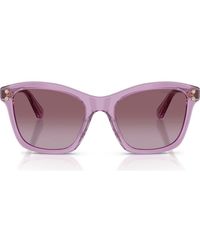 Swarovski - 54Mm Gradient Square Sunglasses - Lyst