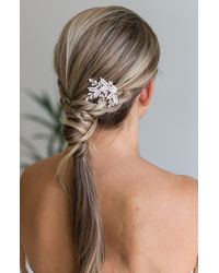 Brides & Hairpins - Nika Jeweled Hair Clip - Lyst