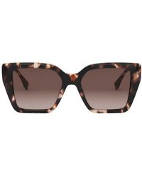 Fendi - Ff Diamonds 54Mm Gradient Square Sunglasses - Lyst