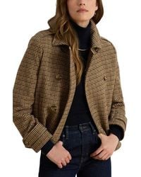 Ralph Lauren - Double Breasted Wool Blend Jacket - Lyst