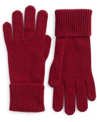 Burberry - Equestrian Knight Design Embroidered Cashmere Blend Gloves - Lyst