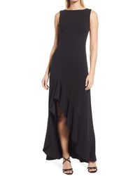 Vince Camuto - Ruffe Front Sleeveless Gown - Lyst
