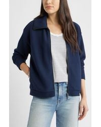 Caslon - Ottoman Knit Bomber Jacket - Lyst
