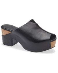 Chocolat Blu - Gamma Peep Toe Platform Slide Sandal - Lyst