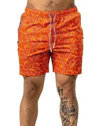 Maceoo - Swim Marthyr Print Swim Trunks - Lyst