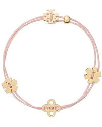 Tory Burch - Forget Me Not Cord Bracelet - Lyst